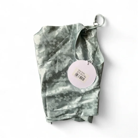 Princess Polly Corset Crop Top Green Daisy Cottagecore Fairy Romantic  size 10 - Picture 3 of 4